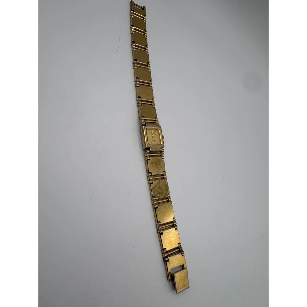 Vintage Seiko 1E20-5209 Gold Quartz Dress Watch. Working/Cute!